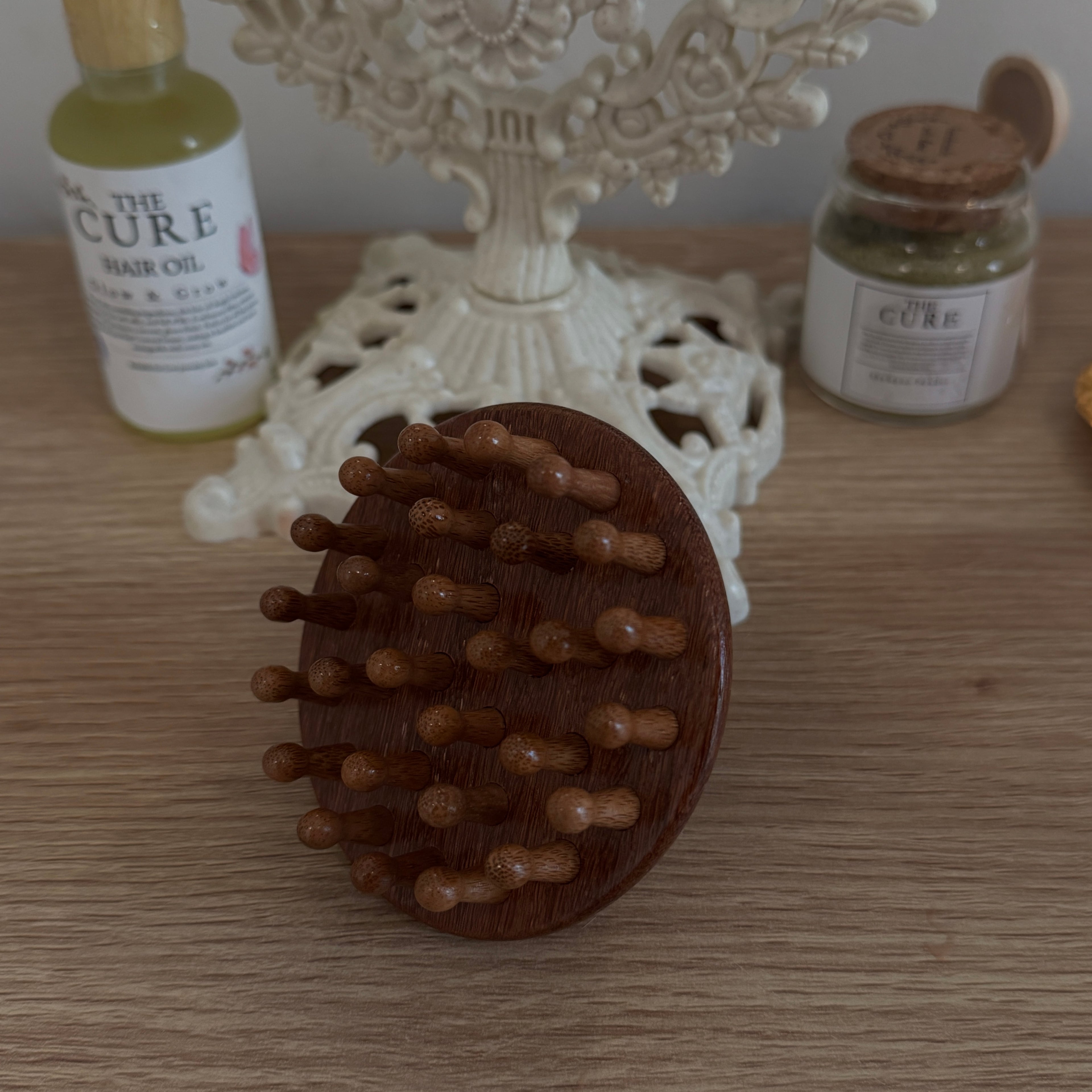 Wooden Scalp Massager